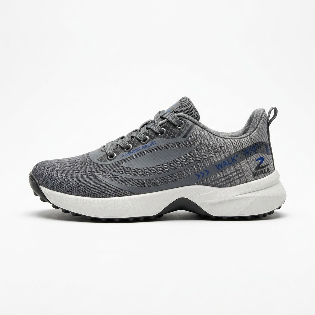 Grey White Walk Sneakers
