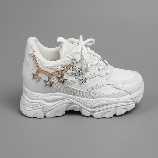 White Star Chain Sneakers